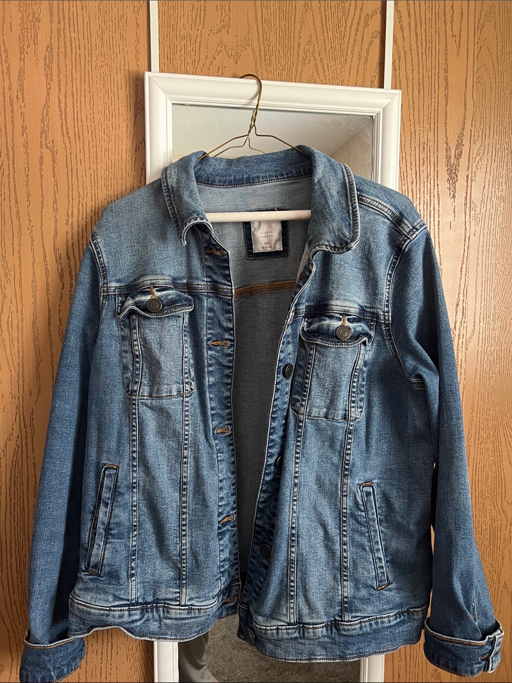 LC Lauren Conrad Blue Denim Jean Jacket